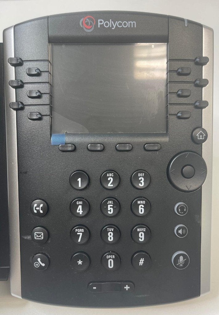 Partij 11x Polycom VVX 411 IP VoIP desktelefoon, Telecommunicatie, Telefooncentrales, Gebruikt, ., Ophalen of Verzenden, .