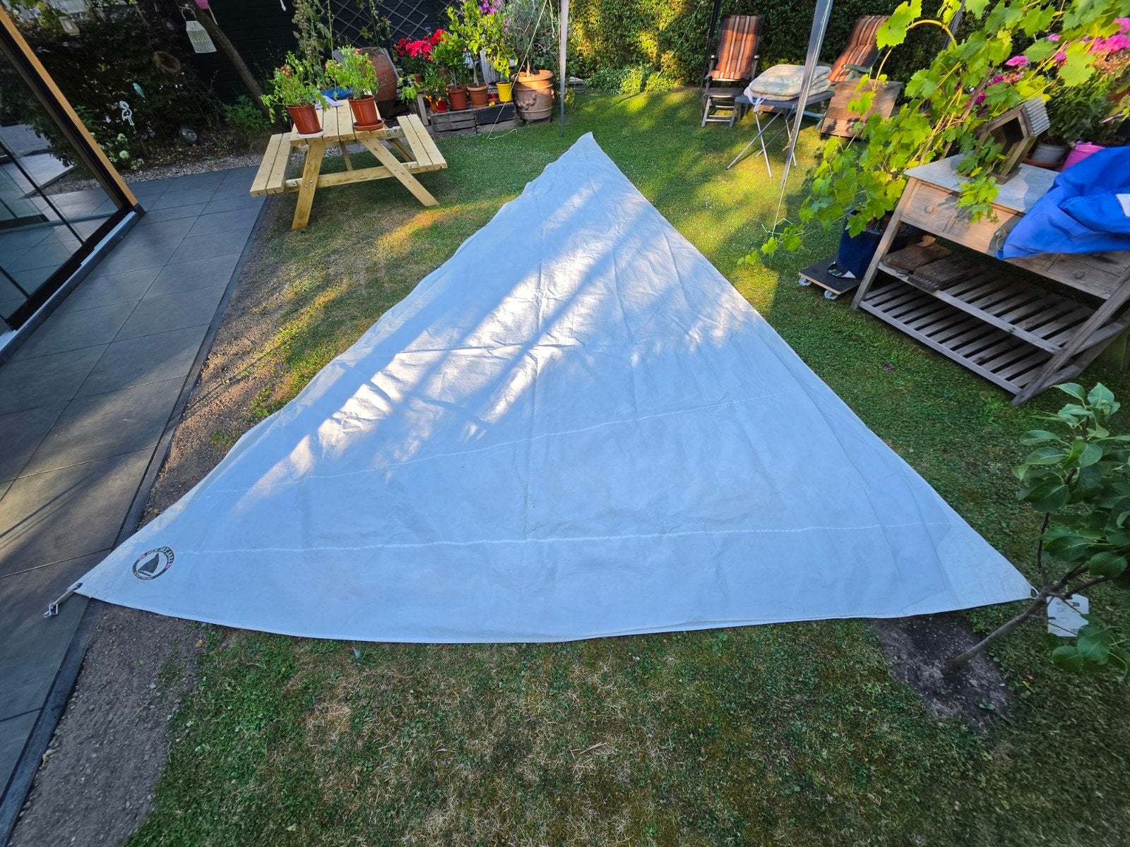 Fok Jack Holt Sails, Watersport en Boten, Ophalen of Verzenden, Gebruikt, Genua of Fok, 30 tot 60 m²