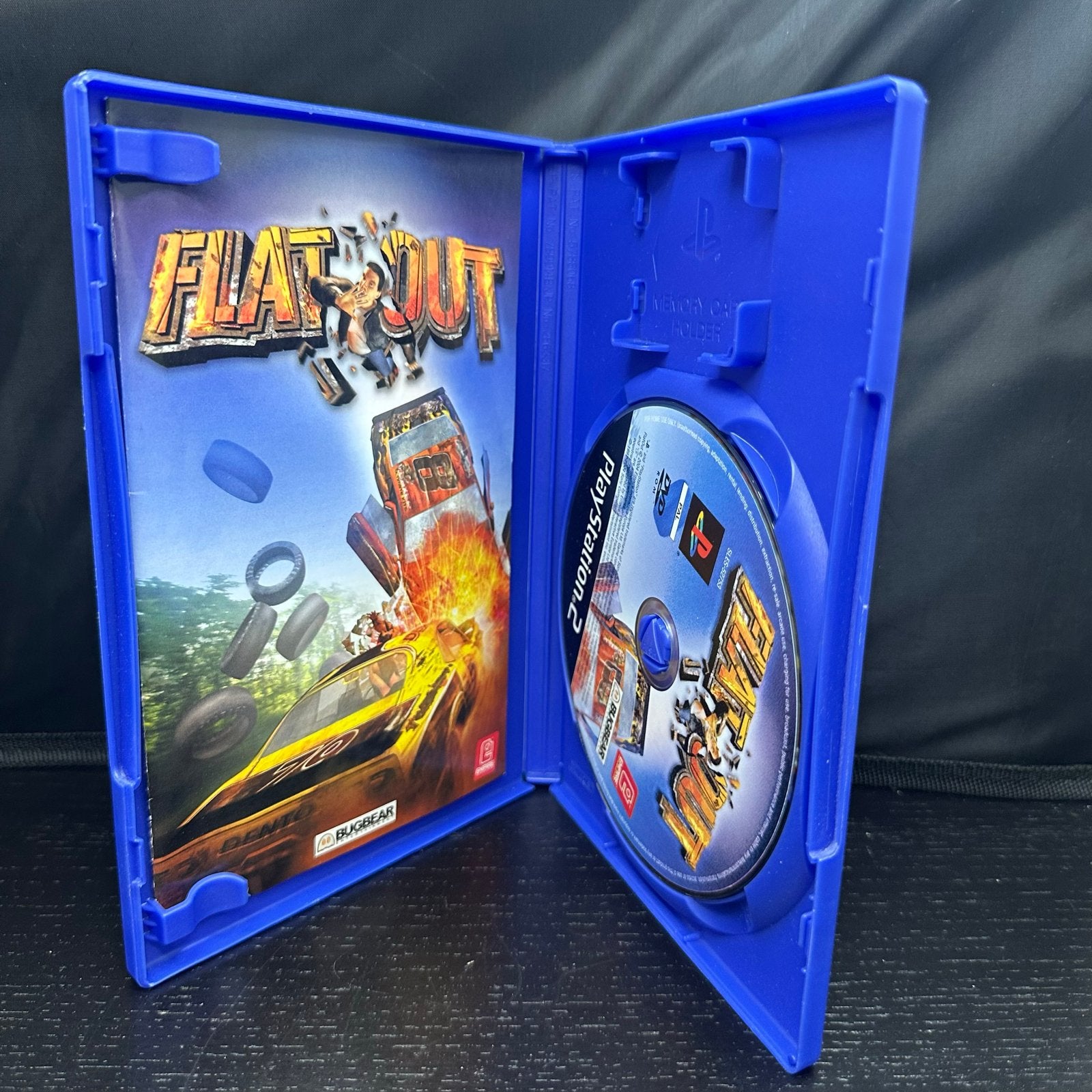 FlatOut PlayStation 2 (PS2) Racegame - Zo goed als nieuw, F, S, Racen en Vliegen, 2 spelers