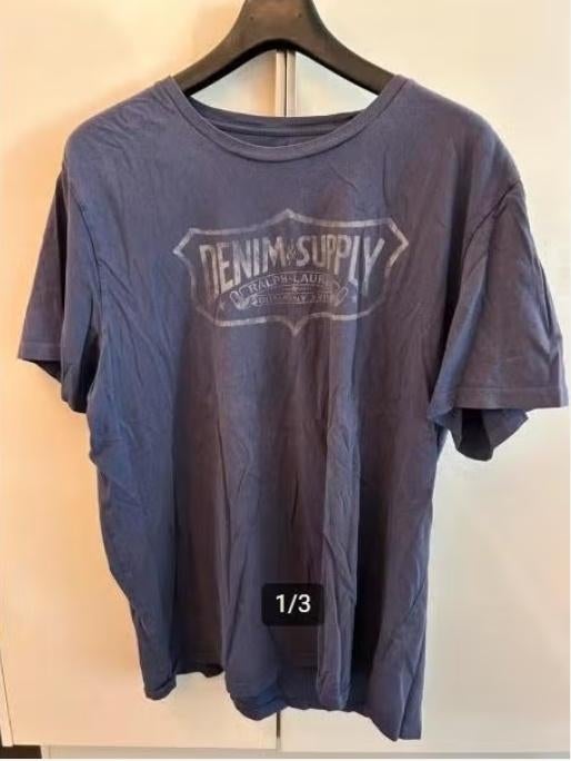 Donkergrijze Ralph Lauren Denim & Supply T-shirt (ZGAN) 2XL, Ralph Lauren, Overige maten, Ophalen of Verzenden, Zo goed als nieuw