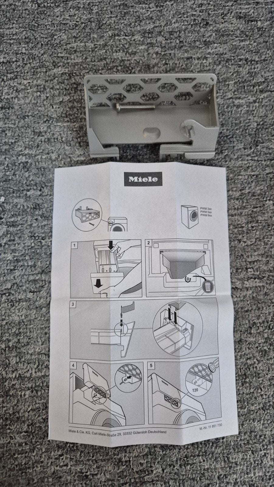 APWM059 Safety guard DD SST Miele, Verzenden, Nieuw