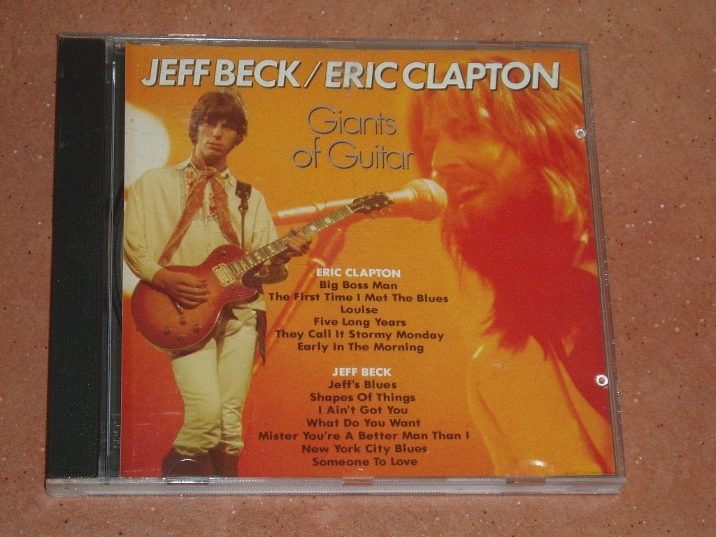 CD Jeff Beck / Eric Clapton - Giants of guitar, Verzenden, Gebruikt, Poprock