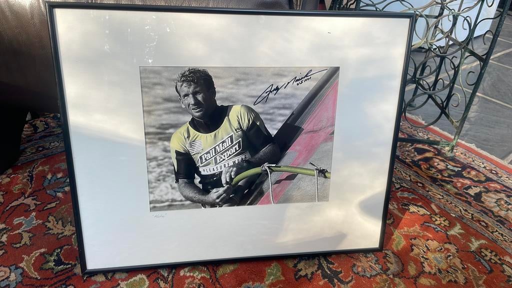 Geweldige gesigneerde foto Robby Naish, Ophalen of Verzenden