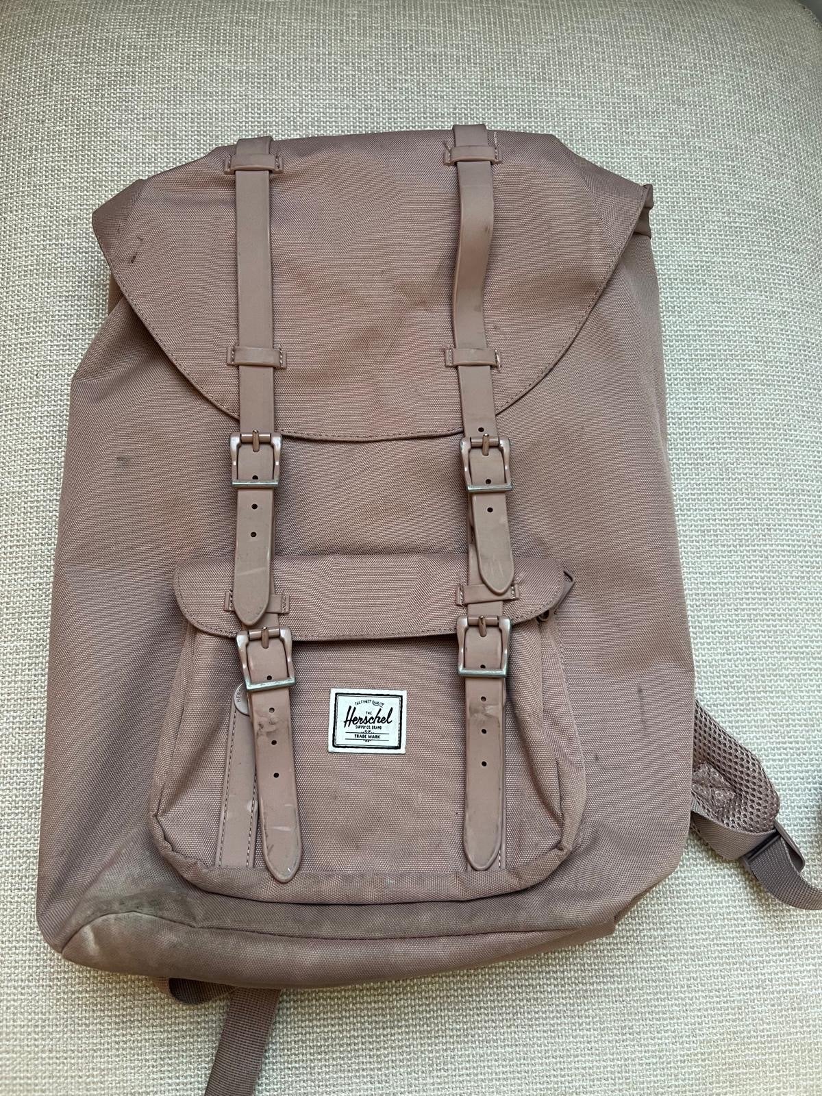 Herschel Supply Co. rugzak - Roze/bruin, Gebruikt, Verzenden, 25 tot 40 cm, Overige merken