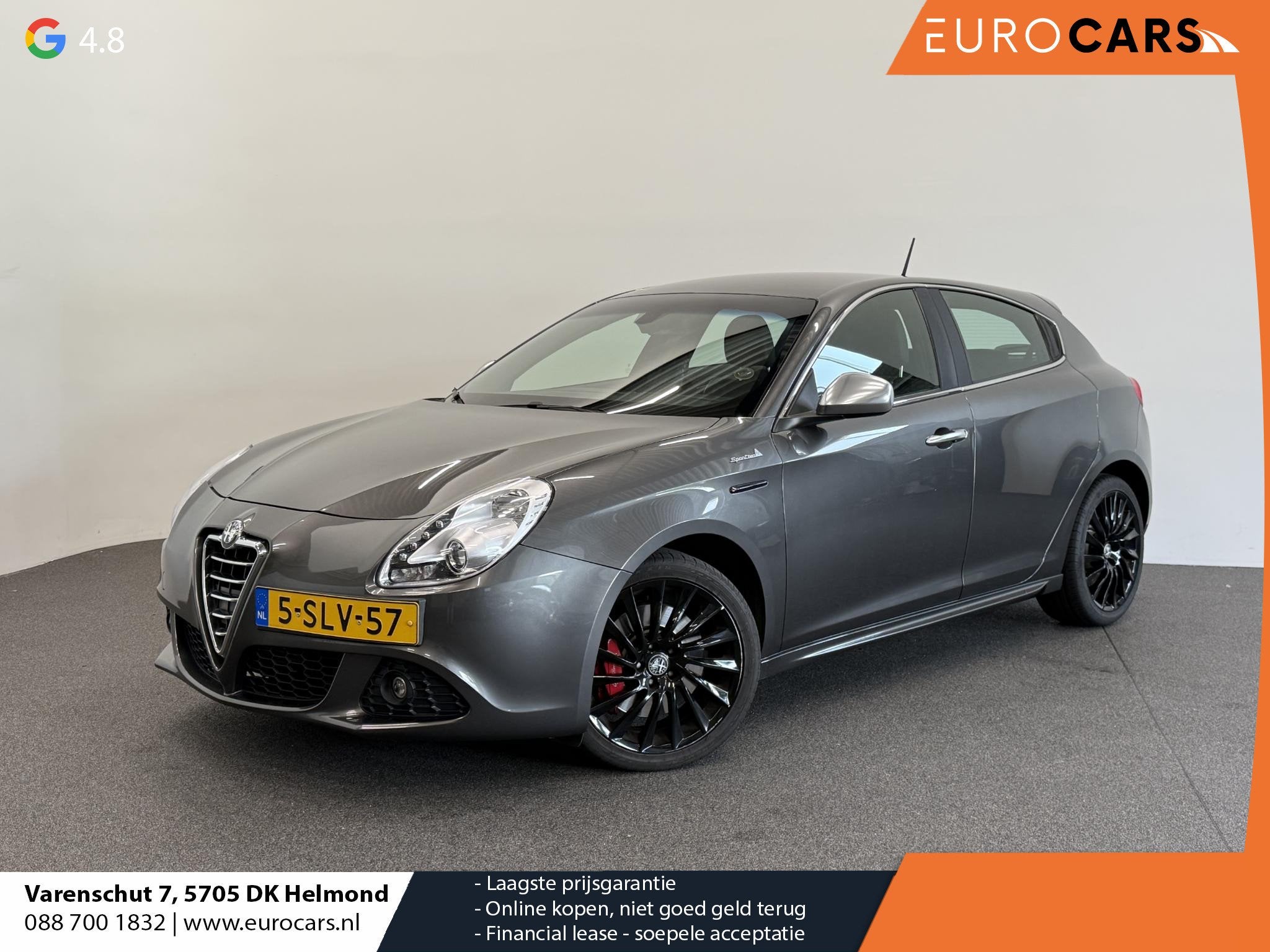 Alfa Romeo Giulietta 1.4 T Sportiva Automaat Navigatie Cruis, Auto's, Euro 5, 4 cilinders, Leder en Stof, Origineel Nederlands
