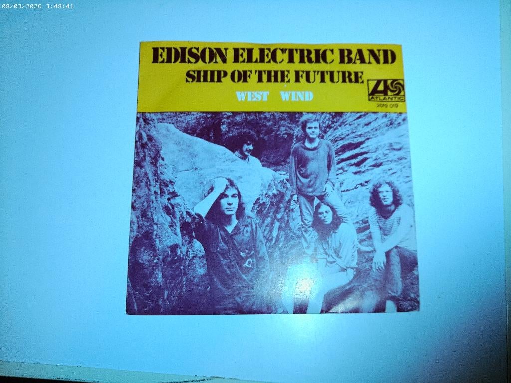 Edison Electric Band - Ship of the future / West Wind, Cd's en Dvd's, Vinyl Singles, 7 inch, Single, Ophalen of Verzenden, Zo goed als nieuw