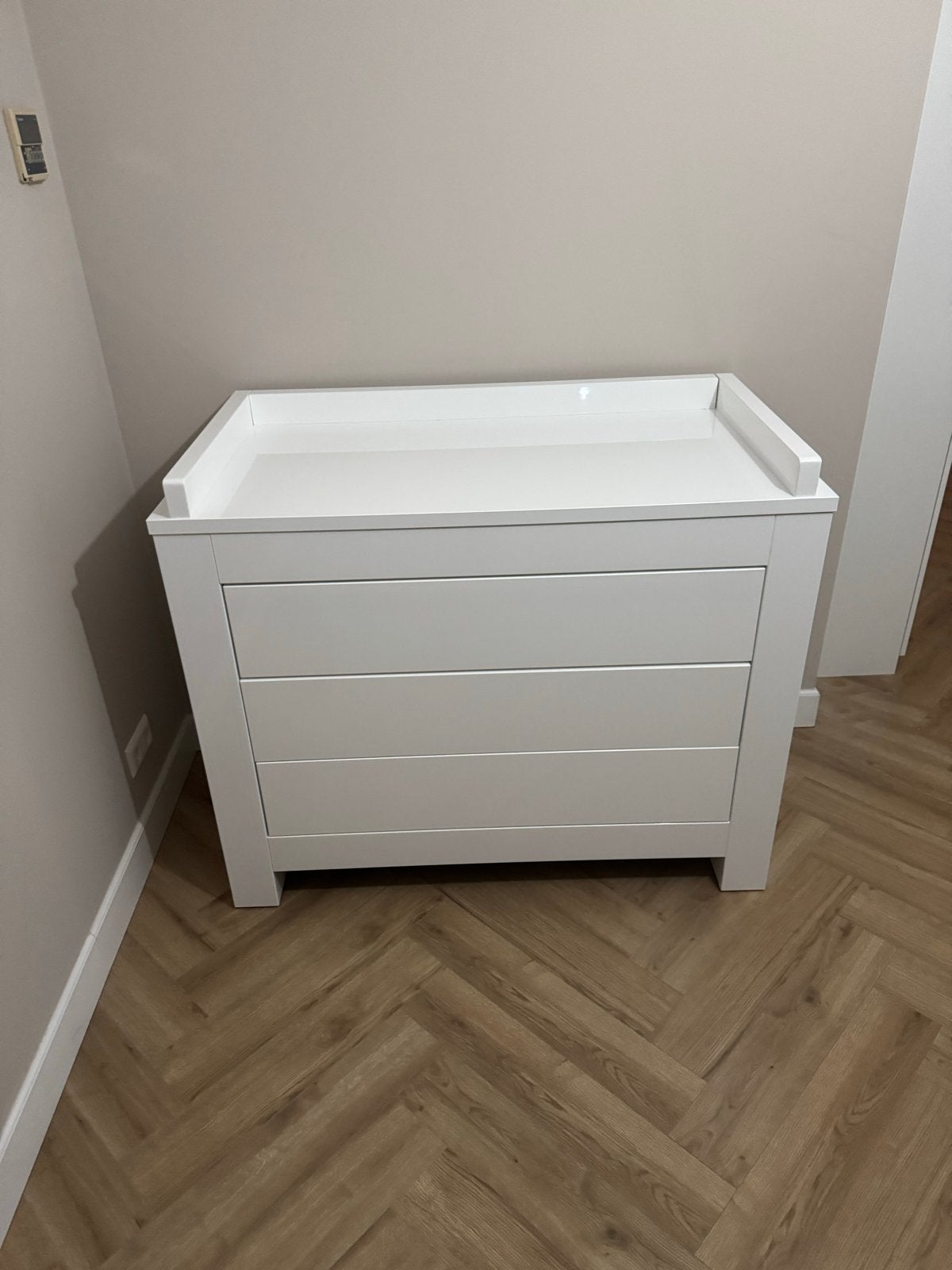 Witte Commode met 3 Lades - Zo goed als nieuw, Ophalen, 50 tot 70 cm, Zo goed als nieuw, 75 tot 100 cm