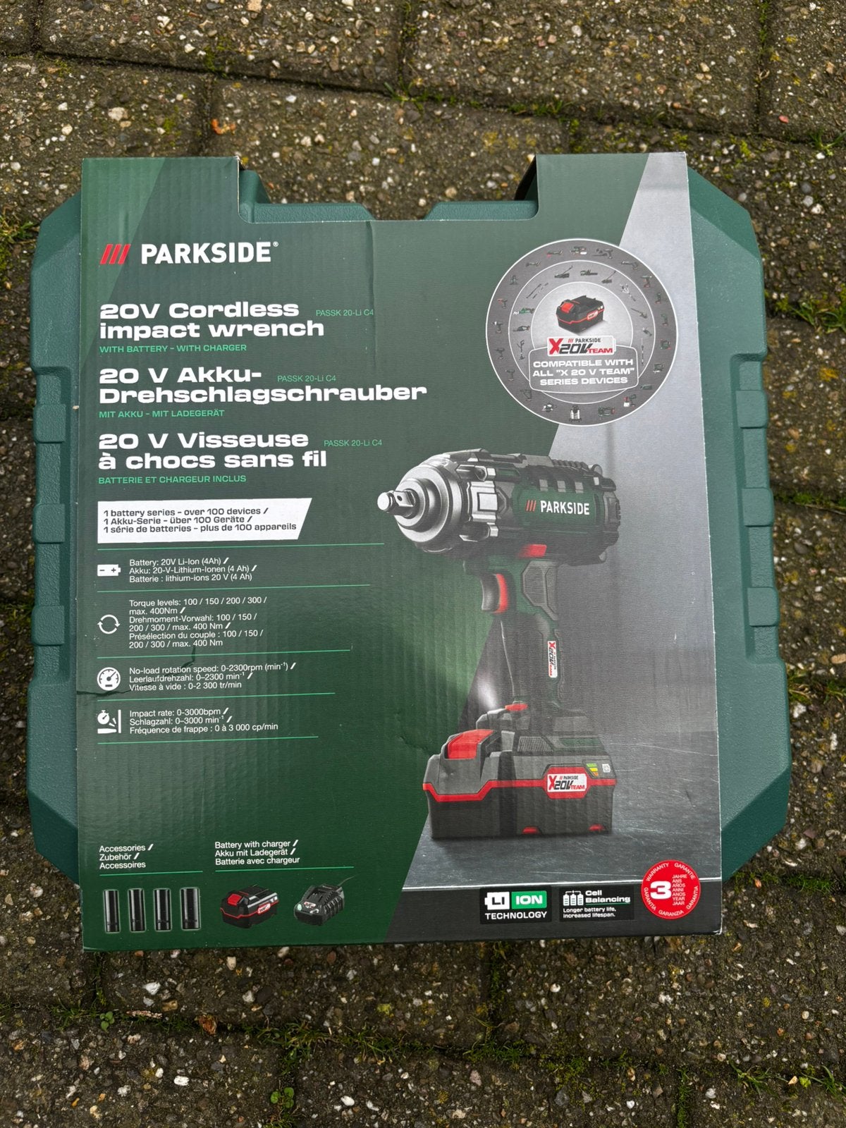 Parkside slagmoersleutel nieuw!!!, Variabele snelheid, Overige typen, Nieuw, Ophalen of Verzenden