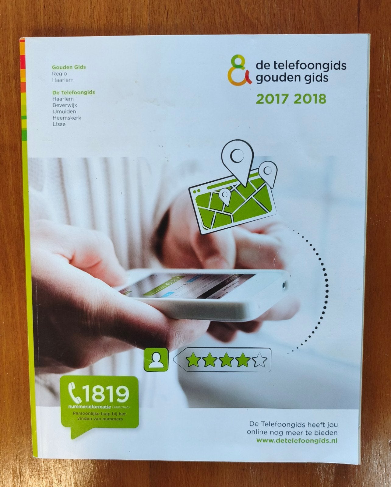 Gouden Gids Telefoonboek Haarlem 2017-2018, Ophalen of Verzenden, Overige typen
