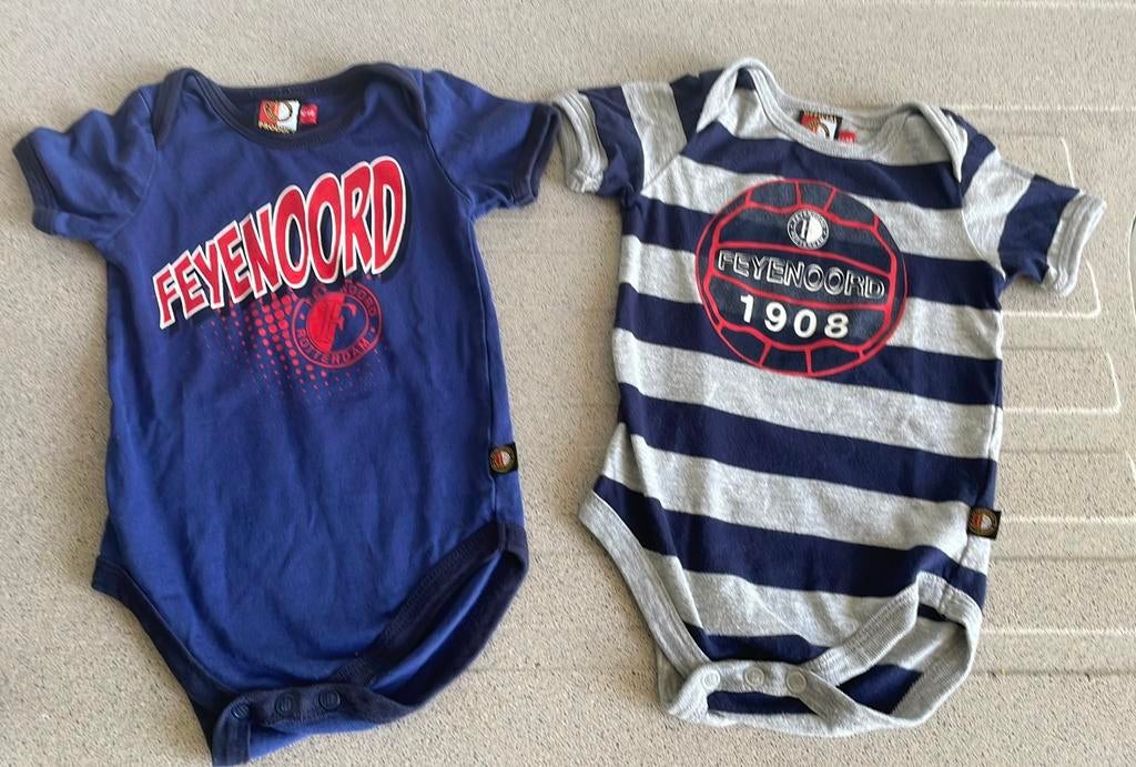 2 Feyenoord rompertje 62/68 rompertjes ️, Ophalen of Verzenden, Zo goed als nieuw, Jongetje of Meisje, Nacht- of Onderkleding