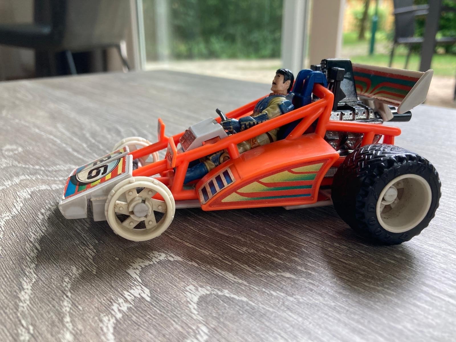 Kenner M.A.S.K. Firefly dune buggy (1986) met Julio Lopez, Ophalen of Verzenden, Gebruikt