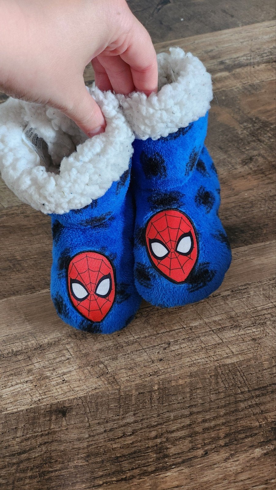 spiderman pantoffels maatje 24/25, Ophalen of Verzenden, Zo goed als nieuw, Meisje, Laarzen
