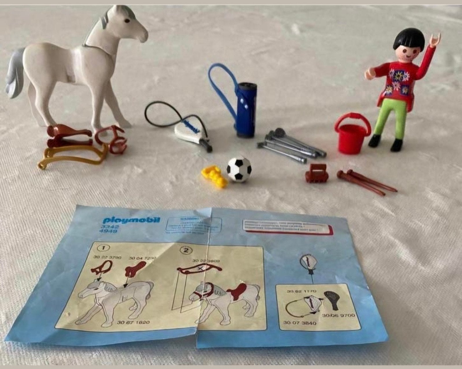 Playmobil 4949 Multi Set Sportmeisje, Kinderen en Baby's, Speelgoed | Playmobil, Ophalen of Verzenden, Zo goed als nieuw, Complete set