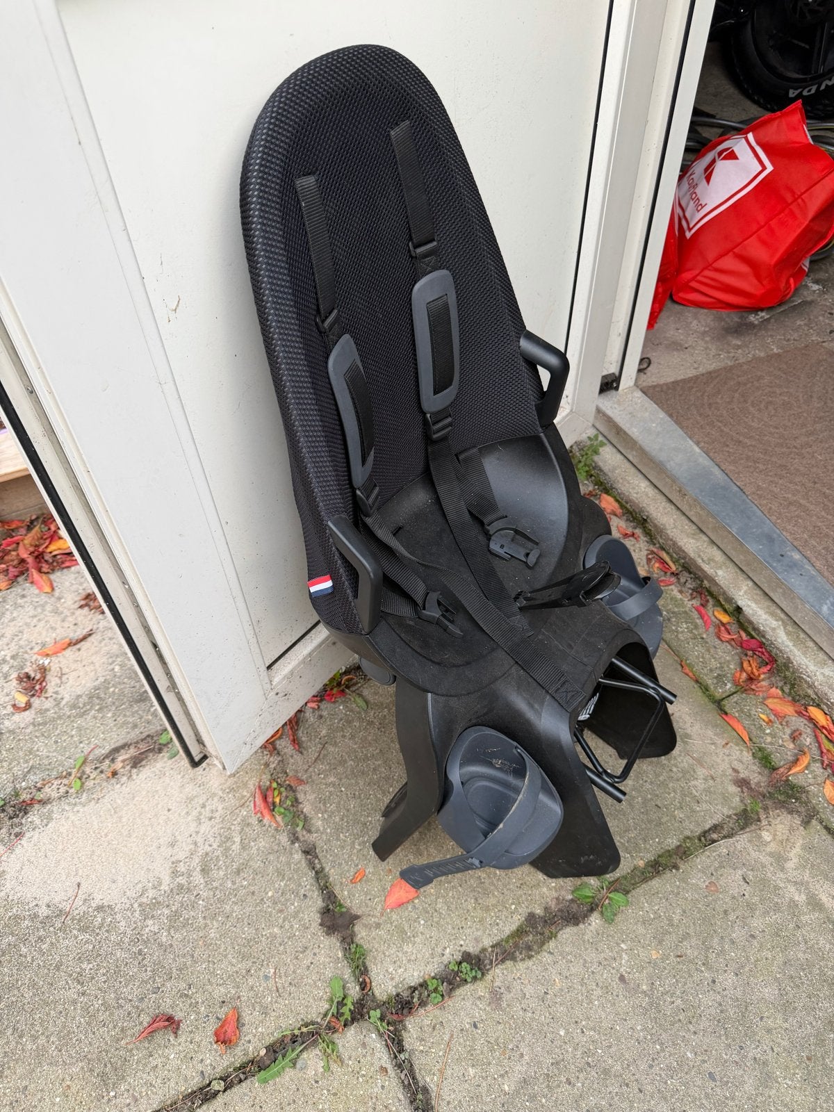 Qibbel Achterzitje Fietsstoeltje 9-22 kg - Zo goed als nieuw, Ophalen, Zo goed als nieuw, Achterzitje, Voetsteuntjes