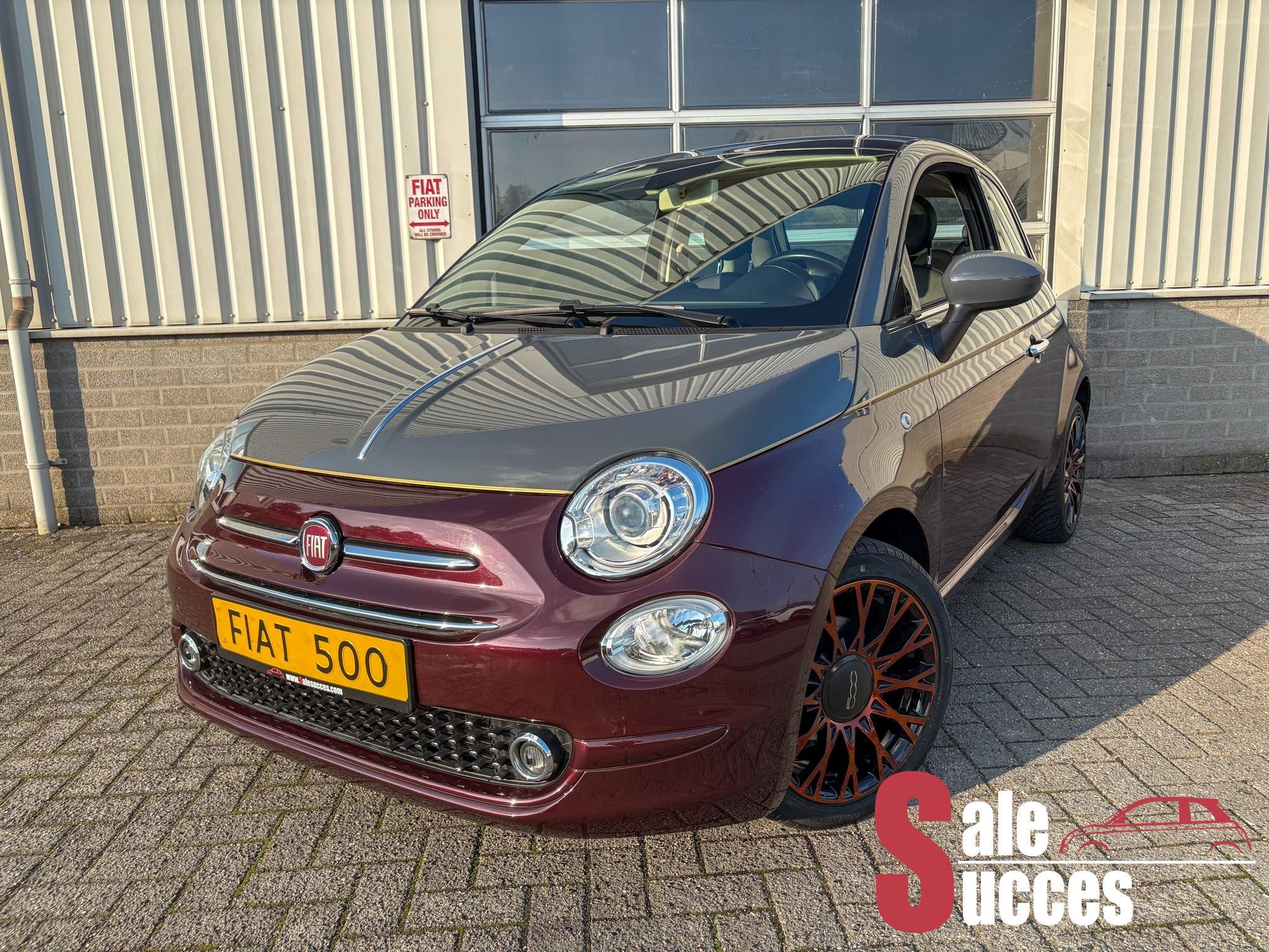 Fiat 500 0.9 TwinAir Turbo Collezione, Auto's, Voorwielaandrijving, Stof, Gebruikt, Euro 6