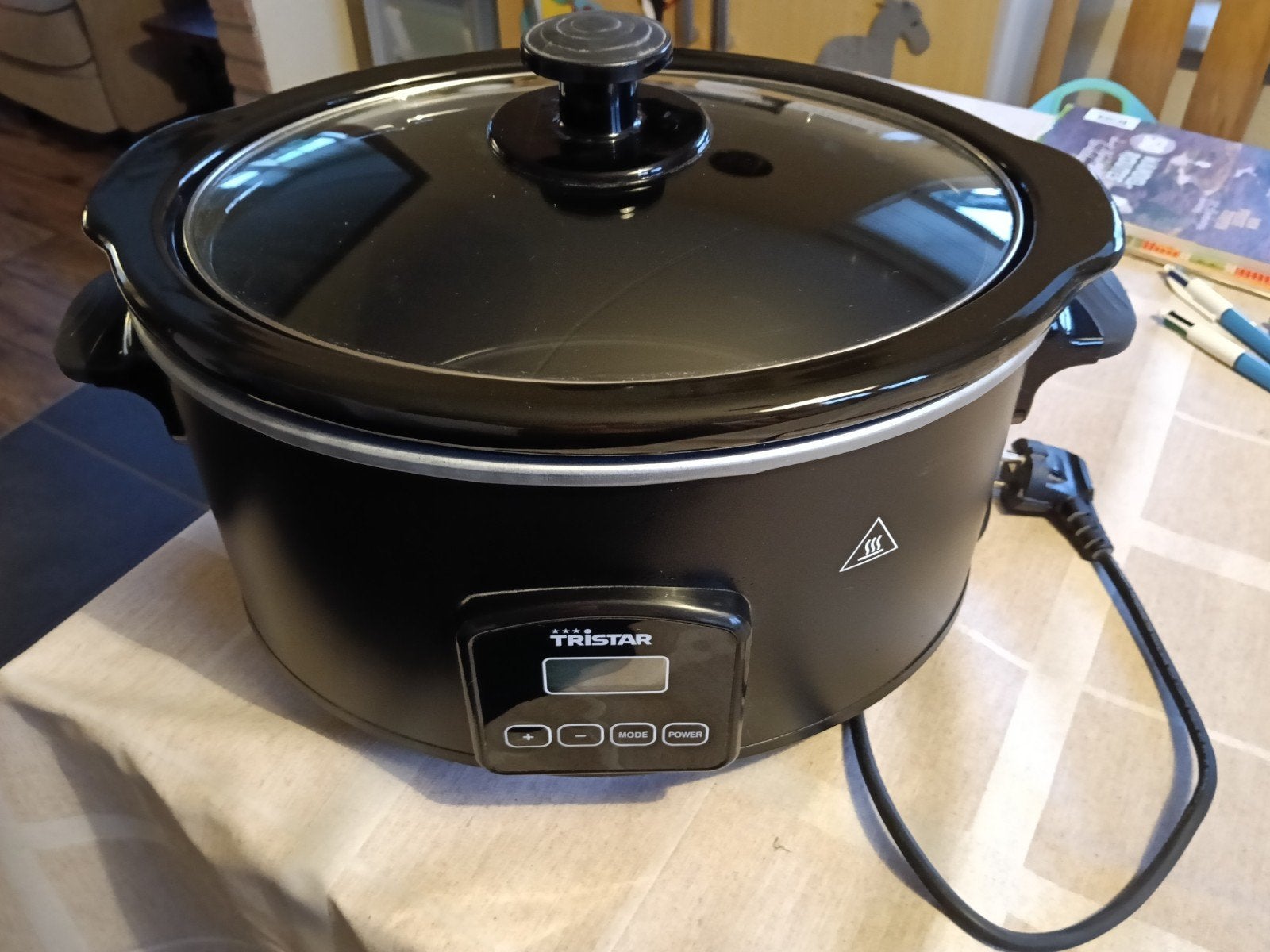 Tristar slowcooker 4,5 liter, Ophalen of Verzenden, Zo goed als nieuw