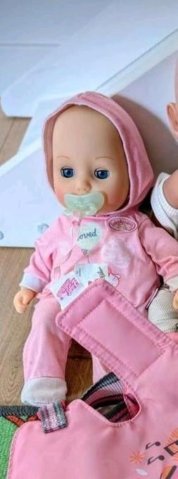 Baby Annabell, babydrager,flesje en kinderwagen, Ophalen, Zo goed als nieuw, Babypop
