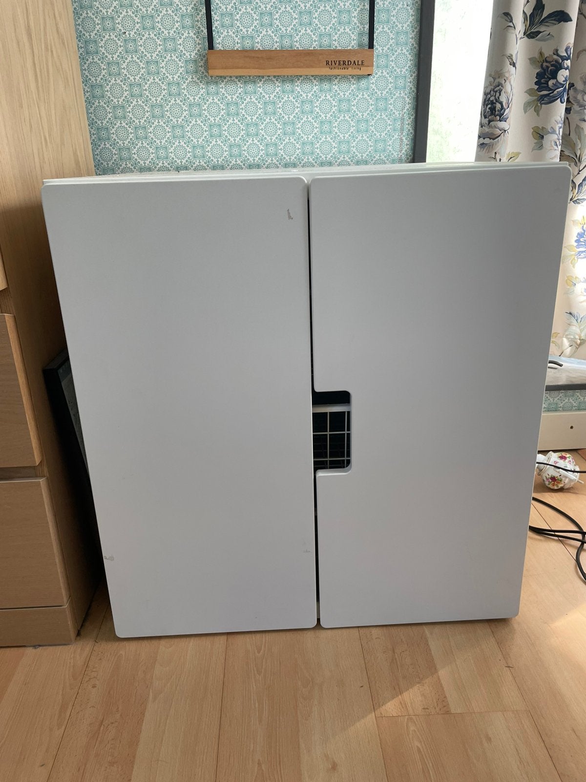 Witte ladekast, Huis en Inrichting, Ophalen, 50 tot 100 cm, Zo goed als nieuw, 3 of 4 laden