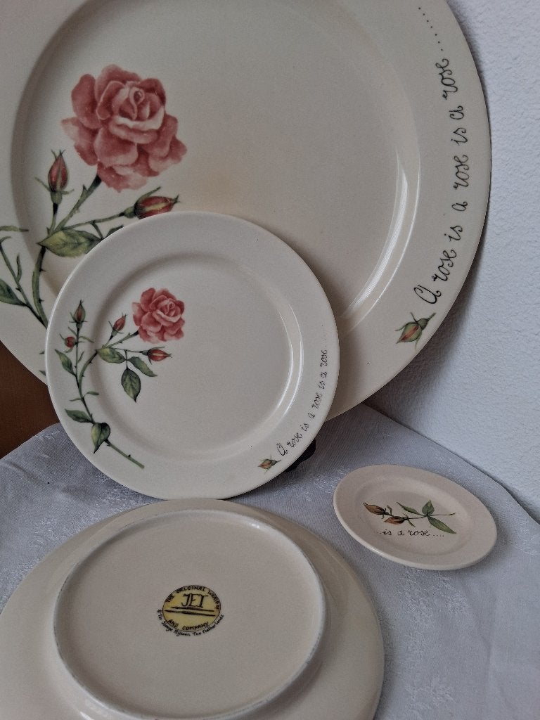 Jet by Ter Steege items a rose is a rose... *eureka*, Huis en Inrichting, Keuken | Servies, Gebruikt, Overige typen, Ophalen of Verzenden