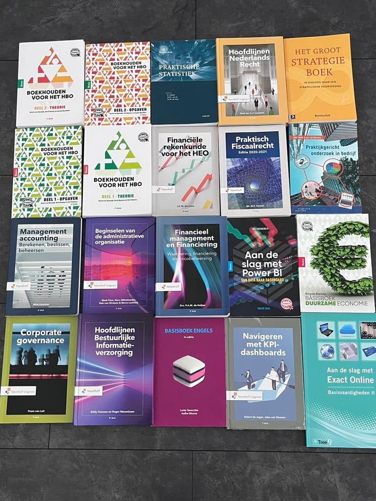 Studieboeken HBO Finance & Control, Boeken, Ophalen of Verzenden, Beta, Zo goed als nieuw, HBO