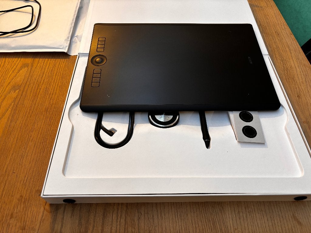 Wacom Intuos Pro M tekentablet - Zo goed als nieuw, Computers en Software, Ophalen, Multi-touch, Zo goed als nieuw, Wacom