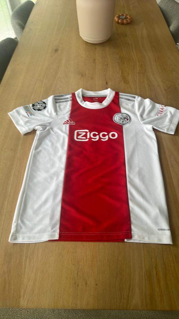 Ajax-shirt gesigneerd door Tadic, Ophalen of Verzenden, Zo goed als nieuw, Shirt