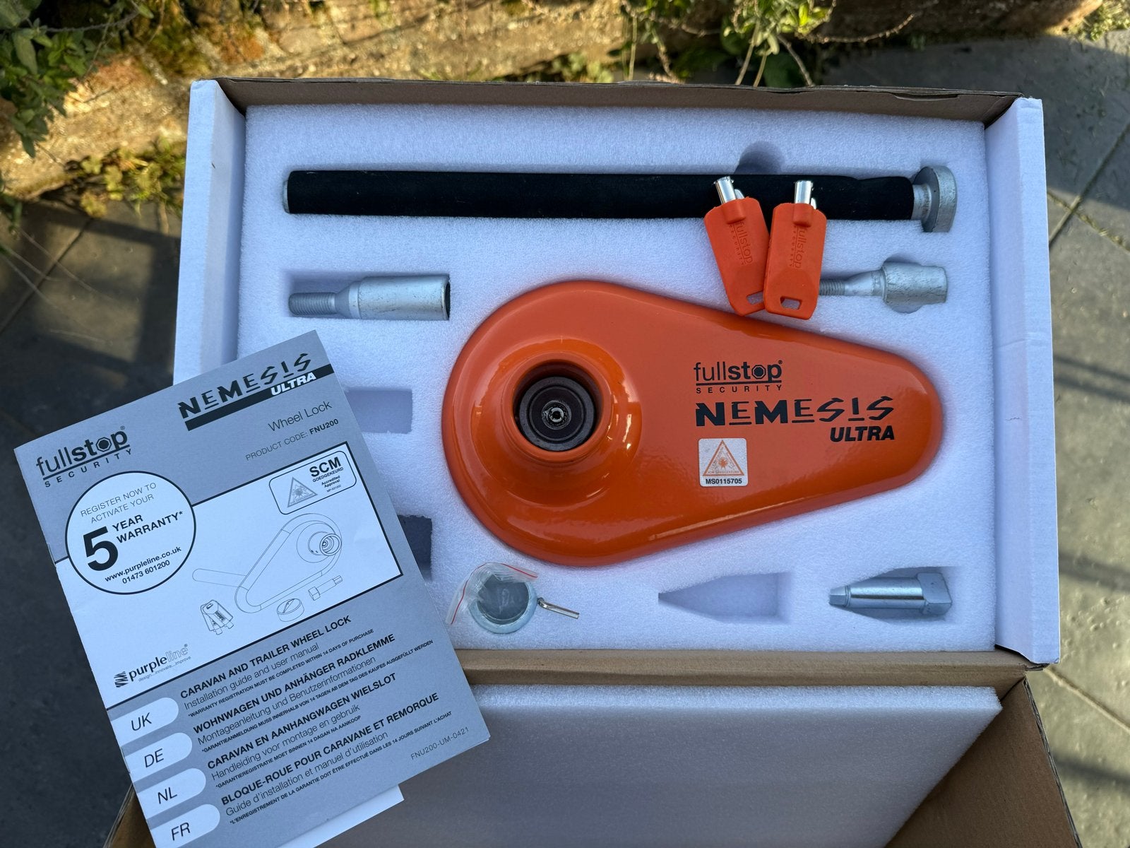 Wielklem Nemesis Ultra SCM & Disselslot compact Eagle SCM, Particulier