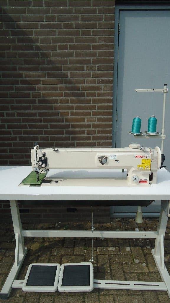 Industrie Machine Krafft 3 Voudig Transport lange arm 65cm, Overige merken, Gebruikt, Ophalen of Verzenden, Naaimachine
