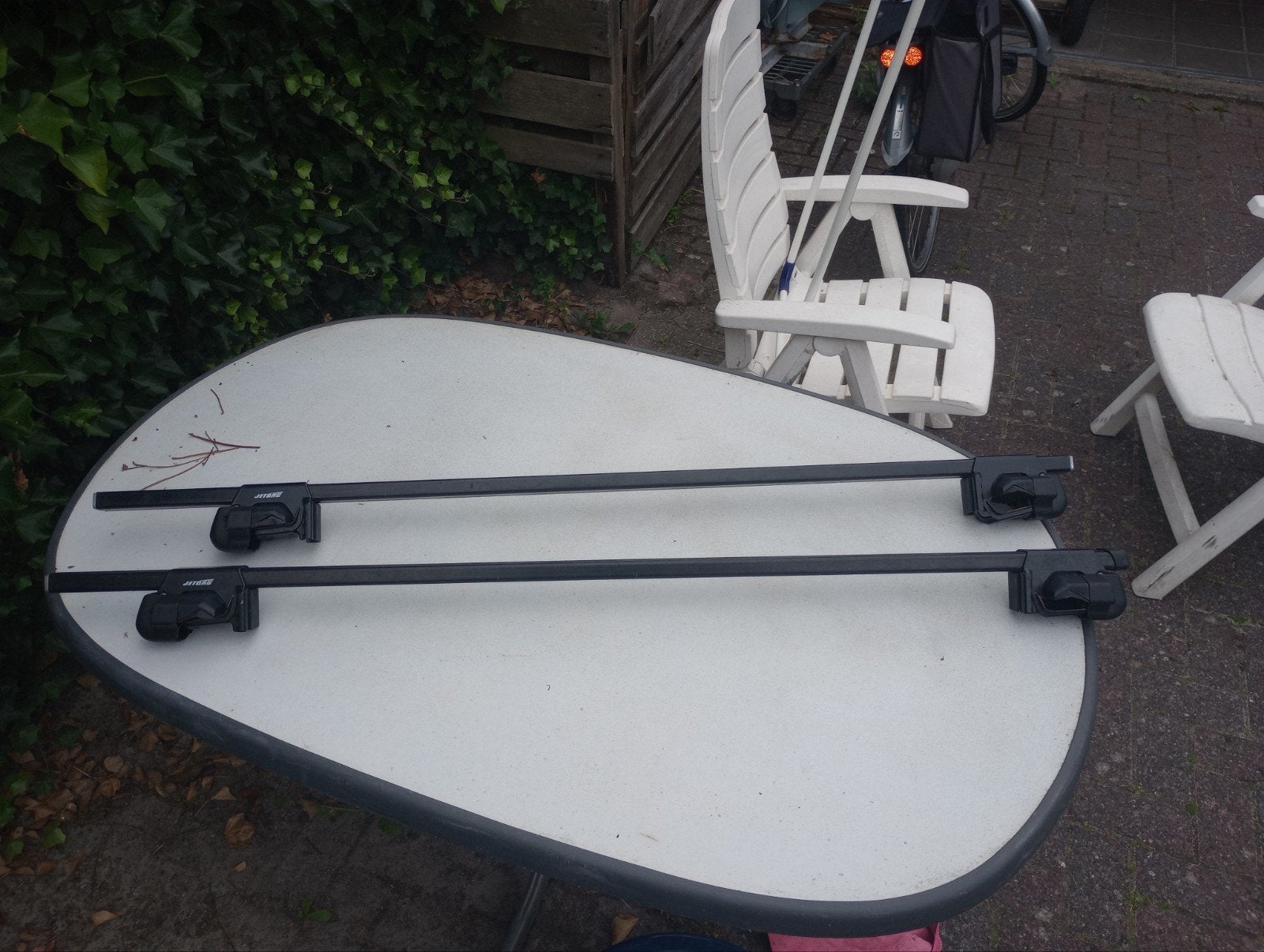 Jetbag dakdragers - Gebruikt - voor open dakrail, Auto diversen, Dakdragers, Ophalen, Gebruikt