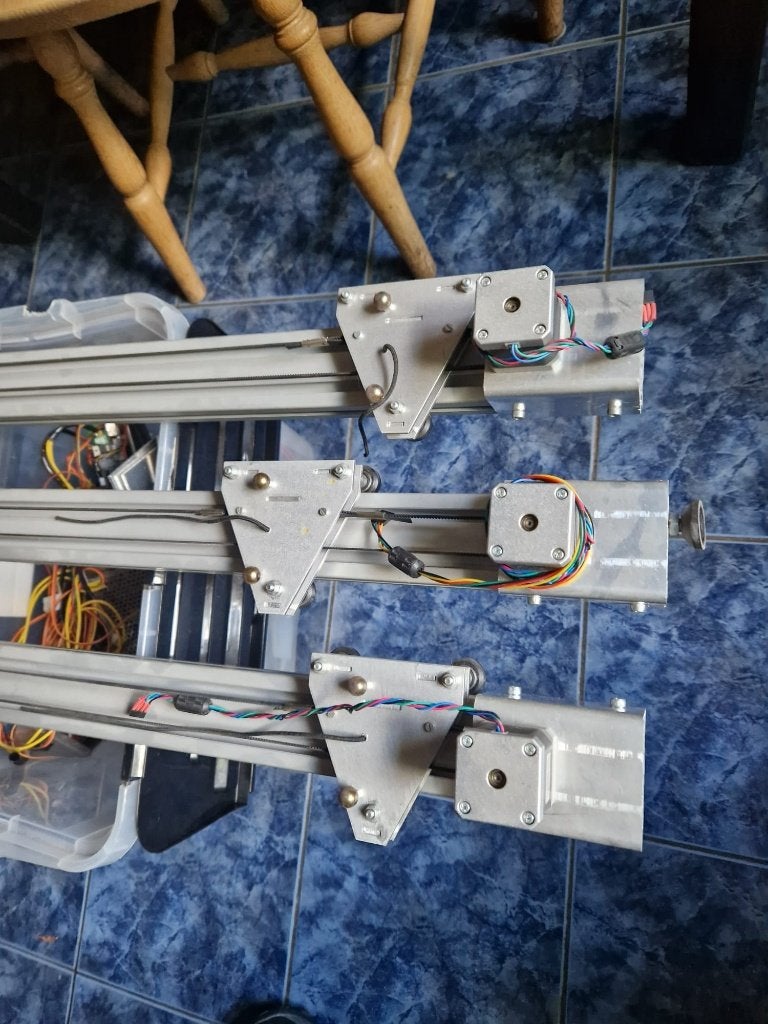 delta 3d printer in onderdelen, Computers en Software, 3D Printers, Ophalen, Gebruikt, Filament