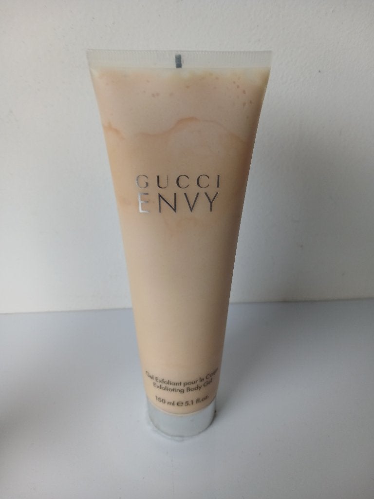 RARITEIT !!! Gucci ENVY Exfoliating body gel 150 ml., Verzenden, Nieuw, Overige typen