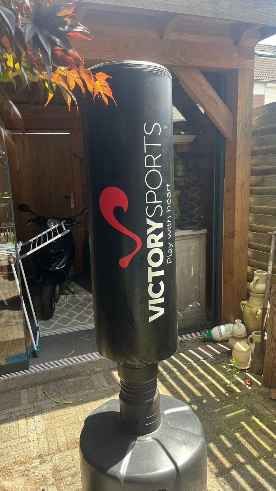 Victory Sports staande bokszak - Zo goed als nieuw, Sport en Fitness, Ophalen, Zo goed als nieuw, Bokszak