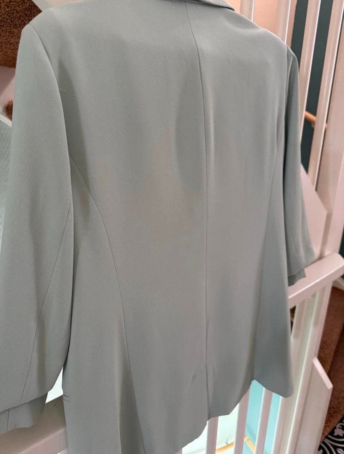 Mintkleurig sjekkie pak van Cotton Club, Kleding | Dames, Kostuum of Pak, Maat 46/48 (XL) of groter, Ophalen of Verzenden, Zo goed als nieuw