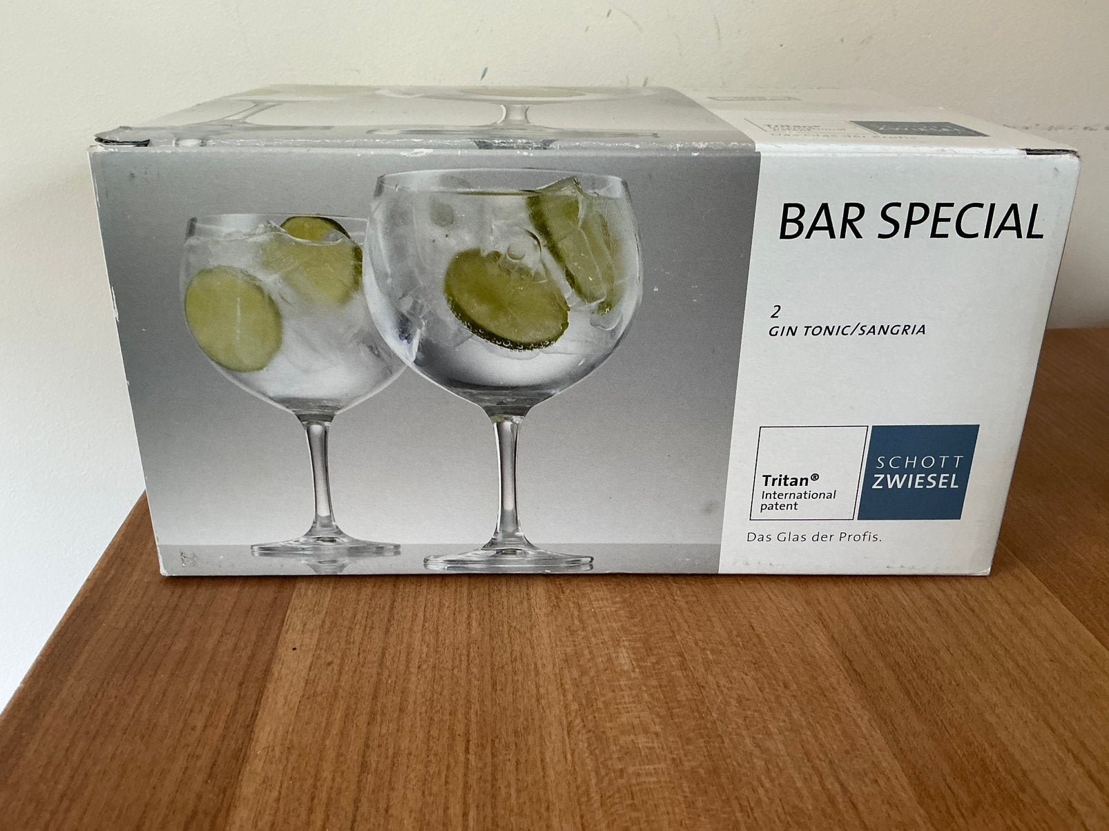 4 gin tonic / sangria glazen - Schott  Zwiesel, Ophalen, Zo goed als nieuw
