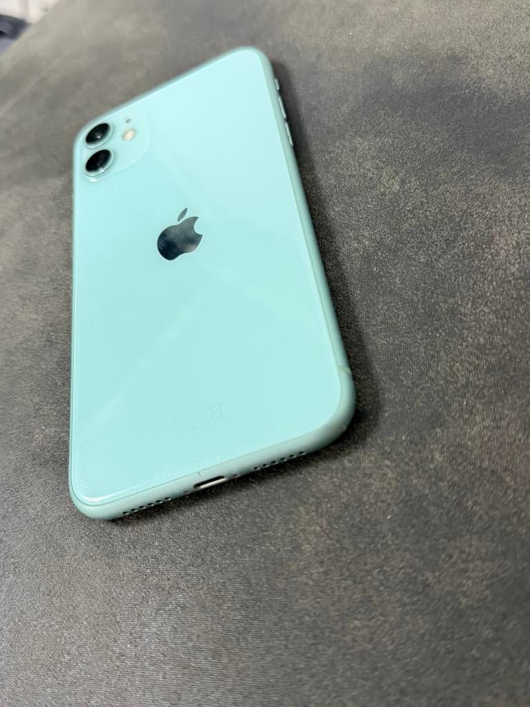 Iphone 11 groen 100% batterijcapaciteit, Telecommunicatie, Mobiele telefoons | Apple iPhone, Zo goed als nieuw, 64 GB, Zonder simlock