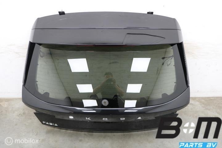 Achterklep + spoiler en privacy Skoda Fabia 4 LF9R 6VE827023, Gebruikt