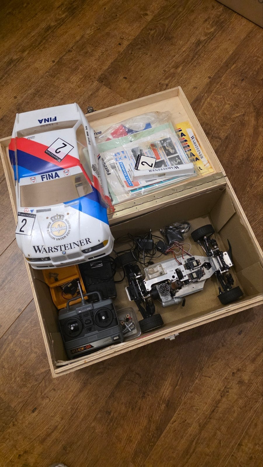 Panda BMW M3 GTR 1:10 Nitro RC 1995, Gebruikt, Ophalen of Verzenden, Schaal 1:10, Auto onroad