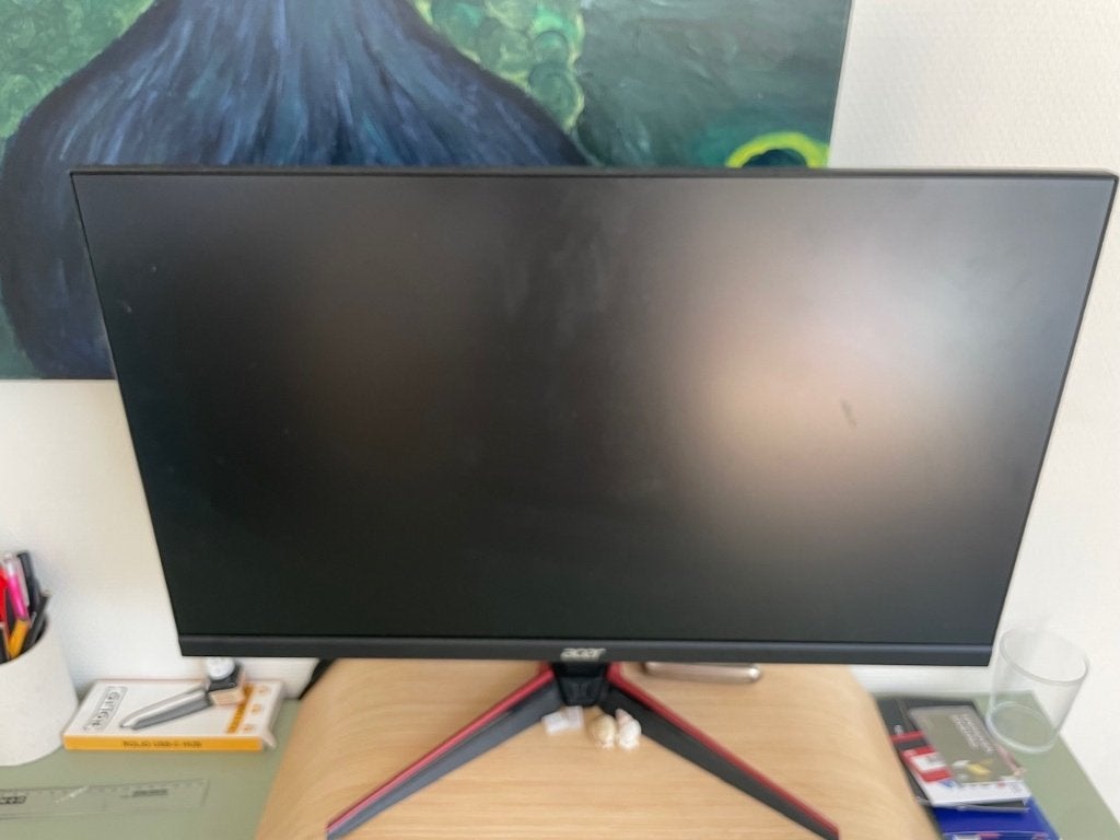 Acer 24 inch monitor + Logitech draadloos toetsenbord – €50, Computers en Software, Desktop Pc's, Ophalen, Zo goed als nieuw, Onbekend