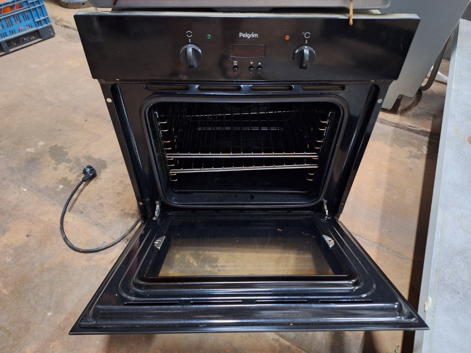 Pelgrim Inbouw Oven - Zwart, Witgoed en Apparatuur, Ovens, Ophalen, Gebruikt, Oven, Pelgrim