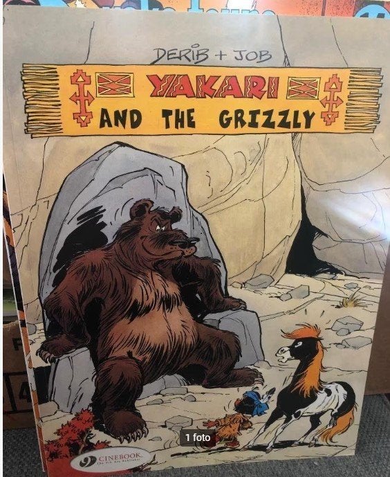 Yakari and the grizzly Engelstalig c11, Boeken, Eén stripboek, Ophalen of Verzenden, Zo goed als nieuw