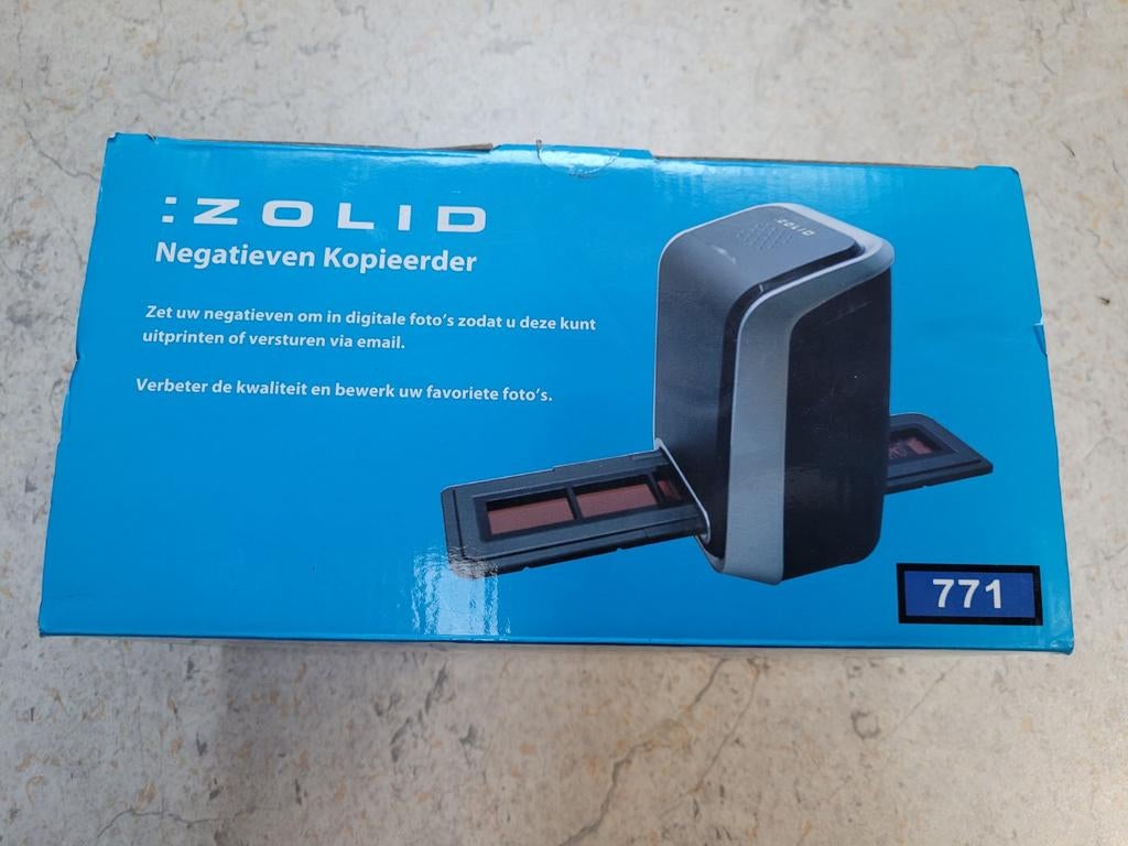 Zolid Negatieven Kopieerder - Filmscanner voor negatieven, Diascanner, Ophalen of Verzenden, Zo goed als nieuw, Zolid