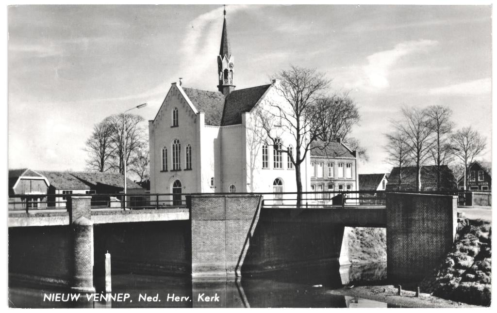 967272 Nieuw Vennep NH 1967 Ned Herv Kerk Gelopen met zegel, Ophalen of Verzenden, 1960 tot 1980, Gelopen, Noord-Holland