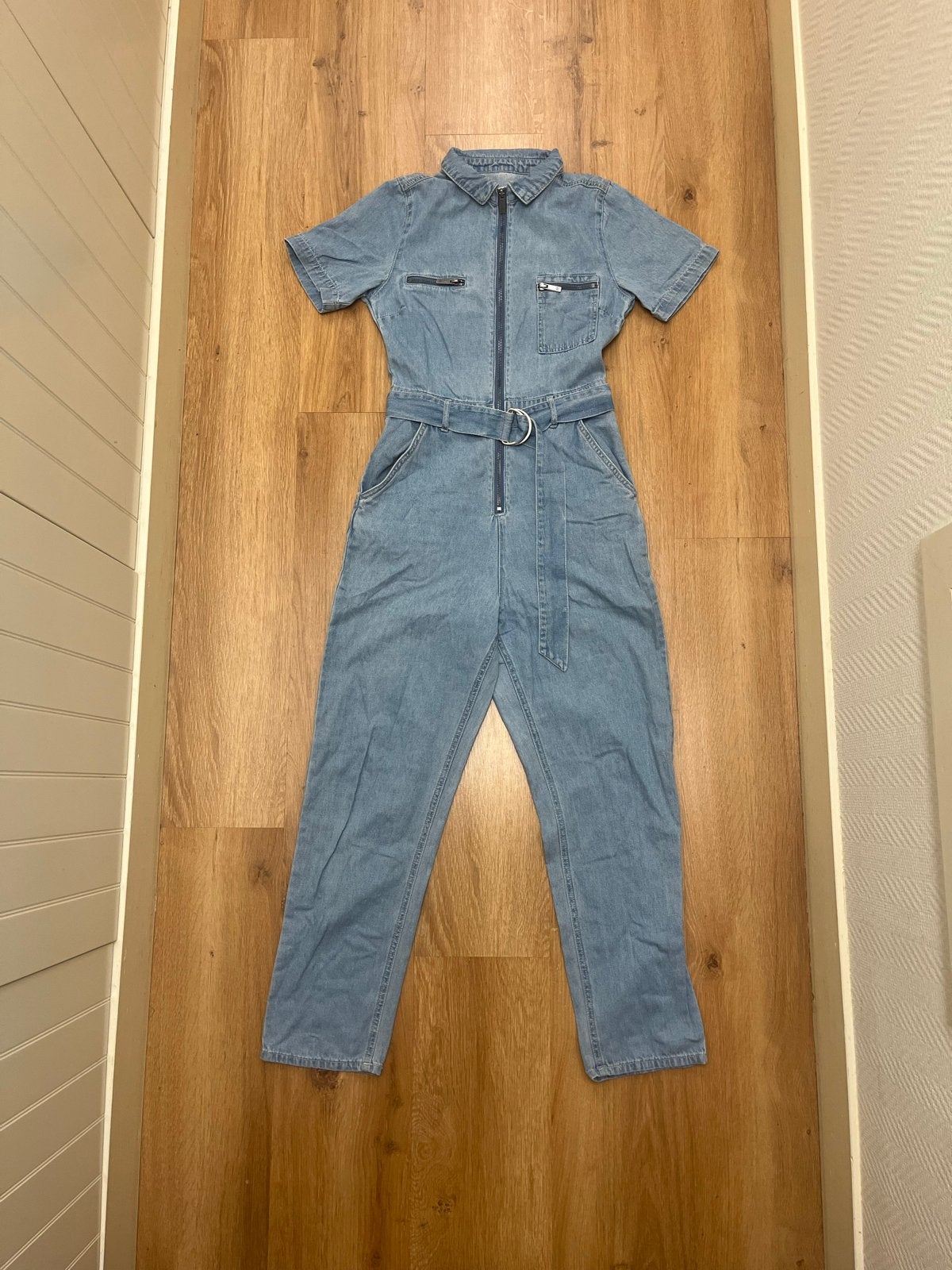 Melting Stockholm denim jumpsuit, Ophalen of Verzenden, Zo goed als nieuw, Maat 36 (S), Blauw