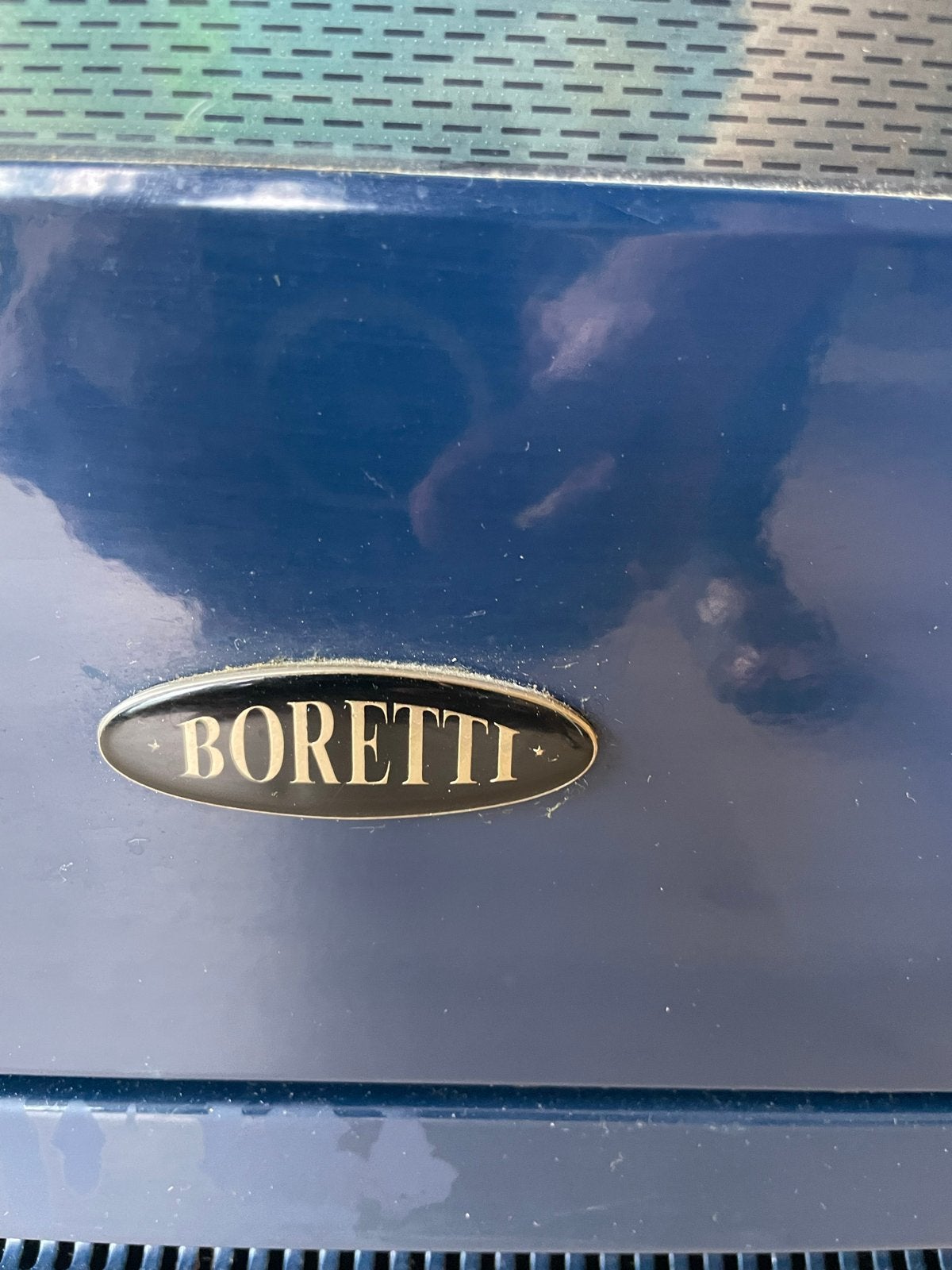Boretti Fornuis met Gasfornuis en Oven - Blauw, Ophalen, Gebruikt, 60 cm of meer, 4 kookzones
