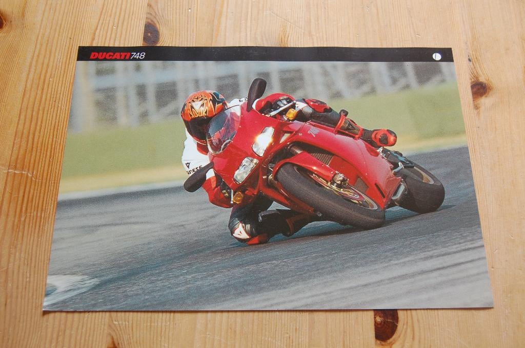 Ducati 748, 5 nieuwe folders in een pakket, Motoren, Ophalen of Verzenden, Ducati