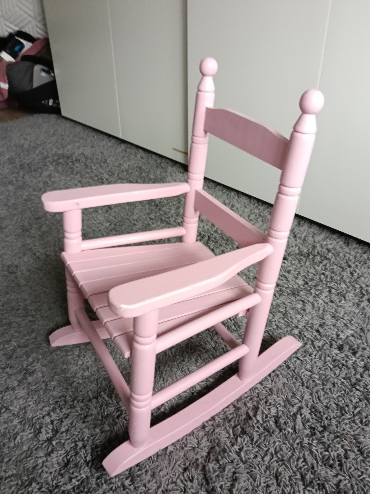 Roze kinder schommelstoel, Ophalen, Gebruikt, Stoel(en)