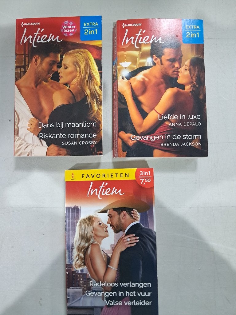 3 stuks intiem romans, Ophalen, Gelezen