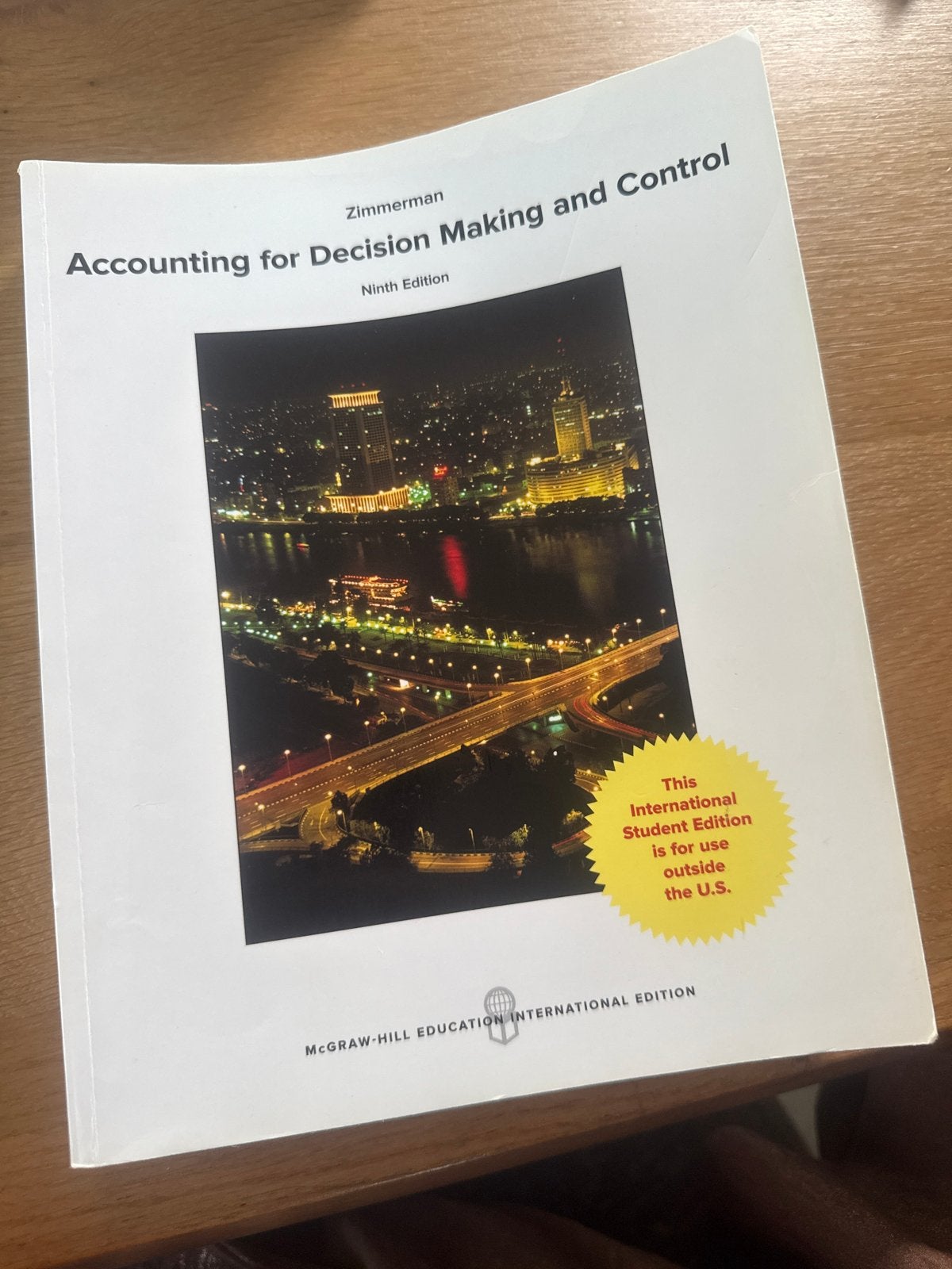 Accounting for Decision Making and Control - Zimmerman, Ophalen, Gamma, Zo goed als nieuw, WO