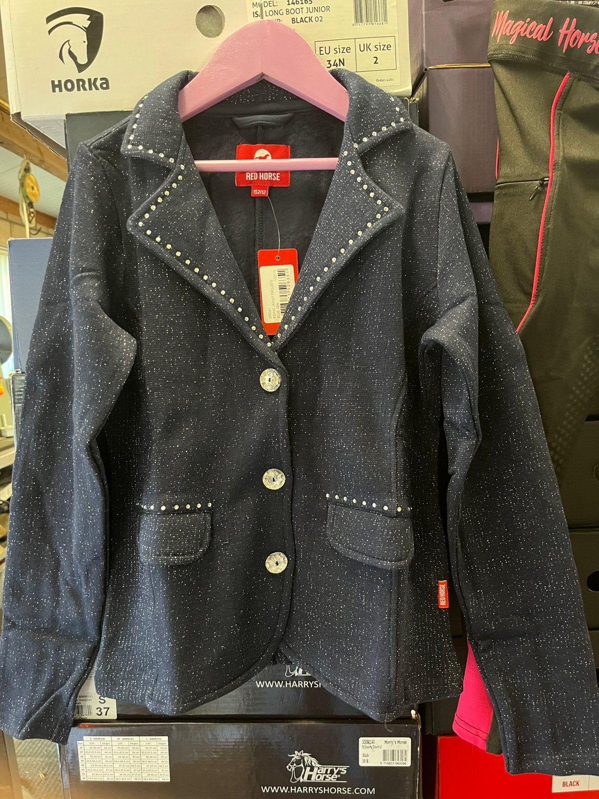 Nieuw Wedstrijdjasje Pirouette glitterstof in diverse maten, Dieren en Toebehoren, Ophalen, Kinderen, Red Horse, Nieuw