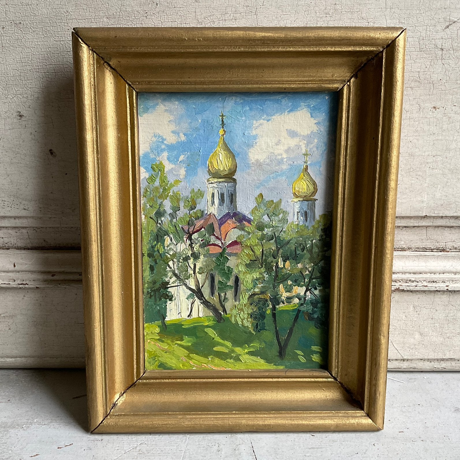 Sale Russisch schilderij *tres belle*, Ophalen of Verzenden